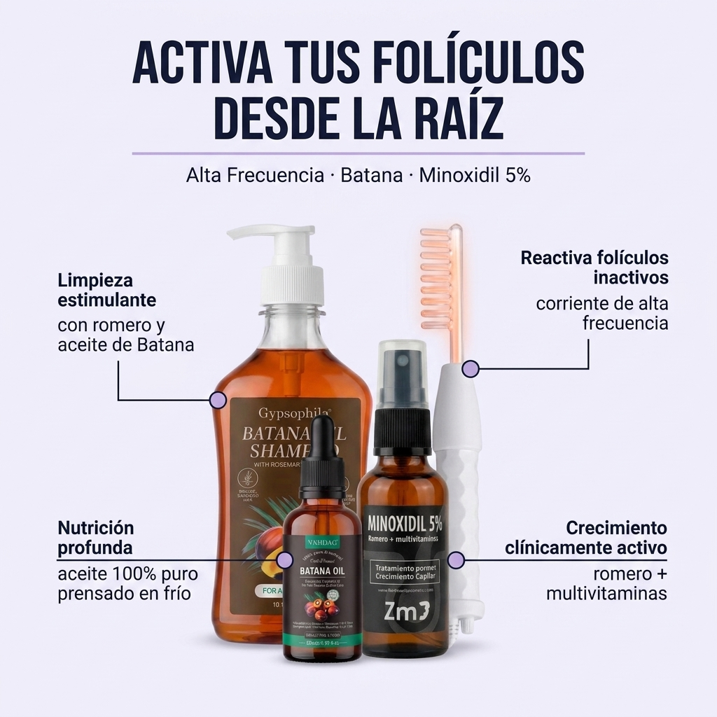 Kit Crecimiento Capilar Base - Estimulación Total del Crecimiento Capilar