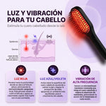 Estimula el Crecimiento Capilar con Luz y Vibración - Cepillo TTT