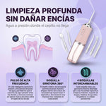 Limpia los Dientes a Profundidad Sin Dañar las Encías - Irrigador Oral Portátil