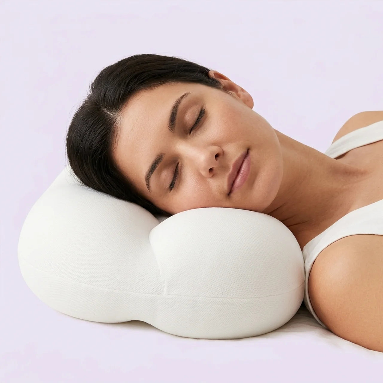 Duerme profundo sin dolor cervical - Almohada Ergonómica Deep Sleep 3D