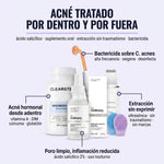 Kit Antiacné: Niacinamida + Ácido Salicílico + ClearStem + Espátula Ultrasónica + Alta Frecuencia