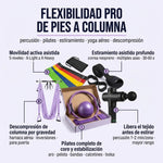 Kit Flexibilidad Pro: Pilates Completo + Hamaca Aérea + Bandas + Correa + Pistola de Masaje