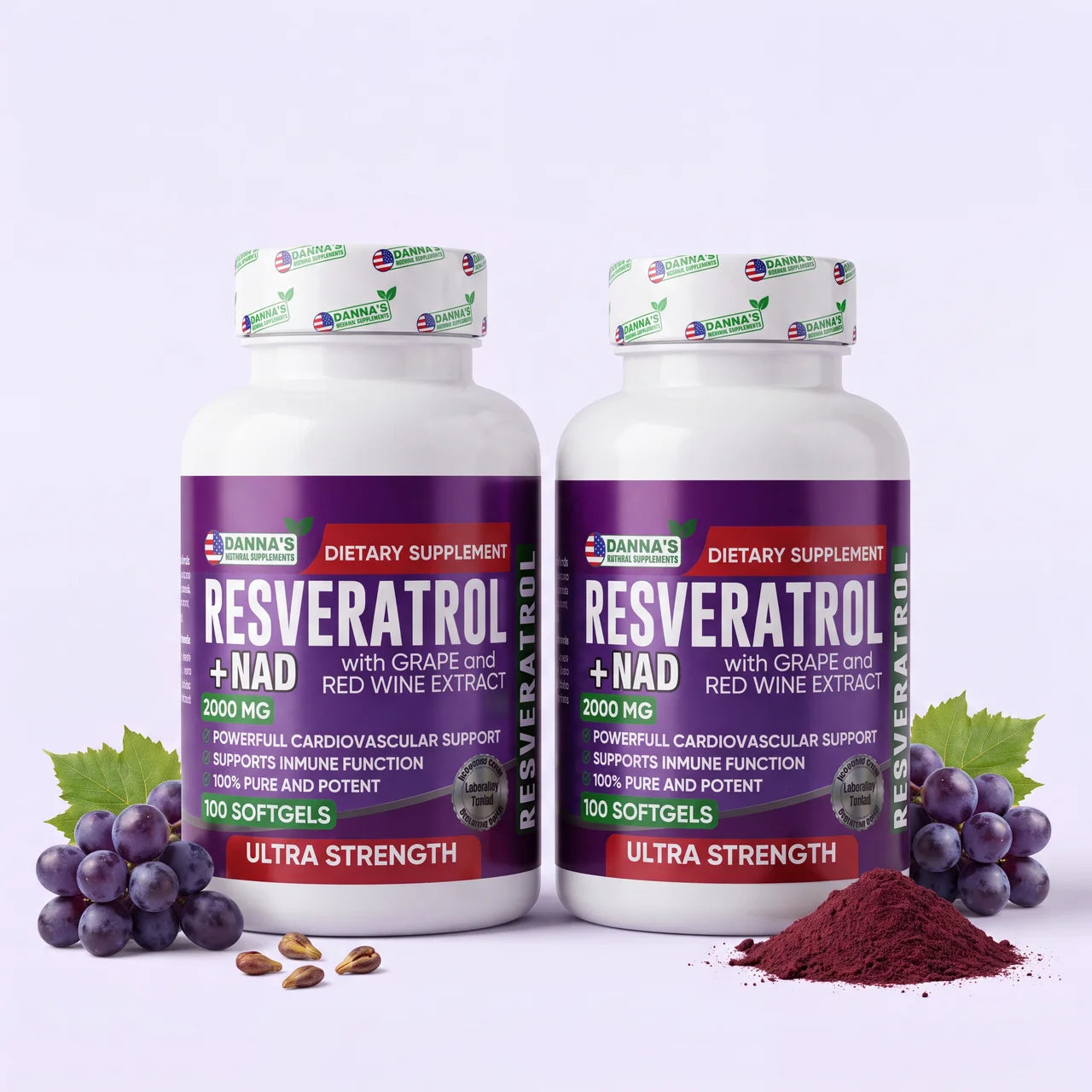 Te Rejuvenece la Piel Desde Adentro - X2 Resveratrol NAD