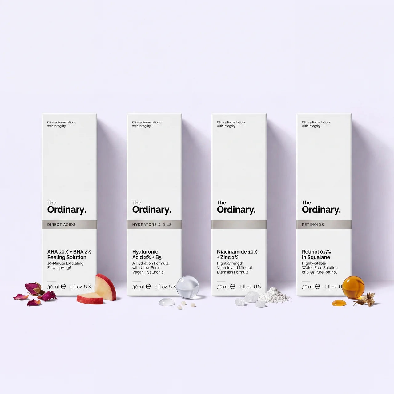 Te Transforma la Piel en 30 Días - Combo Piel Perfecta The Ordinary x4