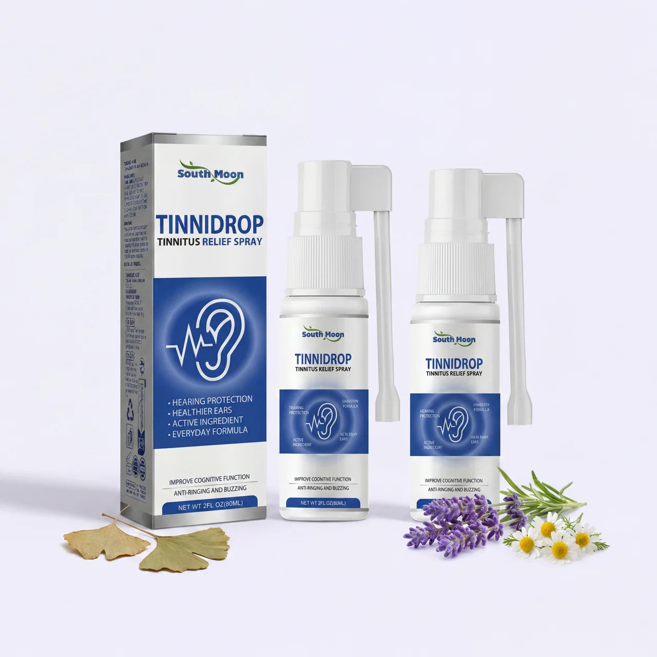 Te Ayuda a Aliviar el Zumbido y la Molestia en el Oído - Tinnidrop Spray X2