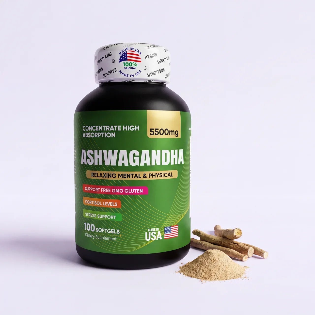 Reduce el Estrés y Mejora tu Sueño - Ashwagandha KSM-66