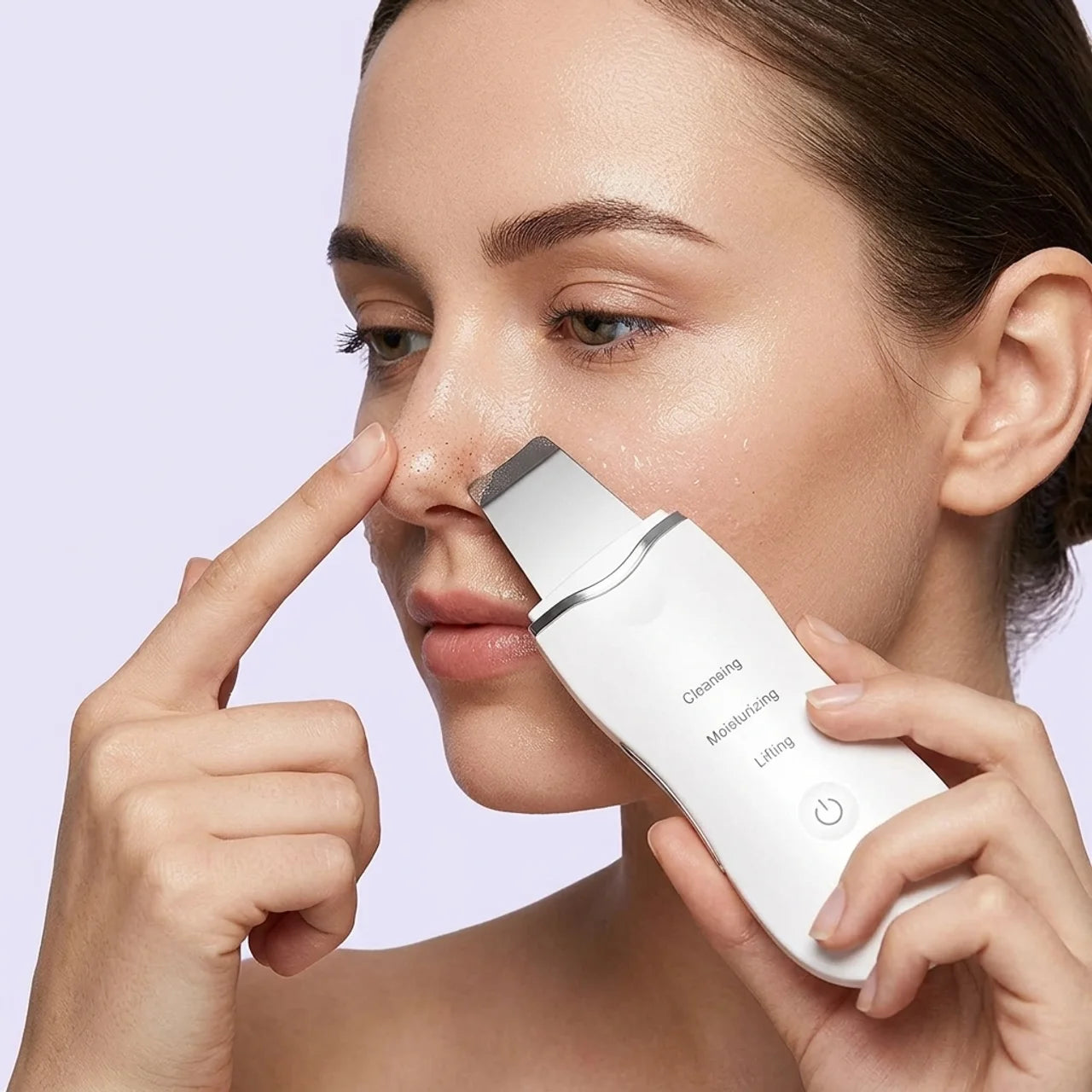Te Limpia los Poros y Elimina el Acné - Espátula Facial Ultrasónica 3 en 1
