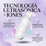 Te Limpia los Poros y Elimina el Acné - Espátula Facial Ultrasónica 3 en 1