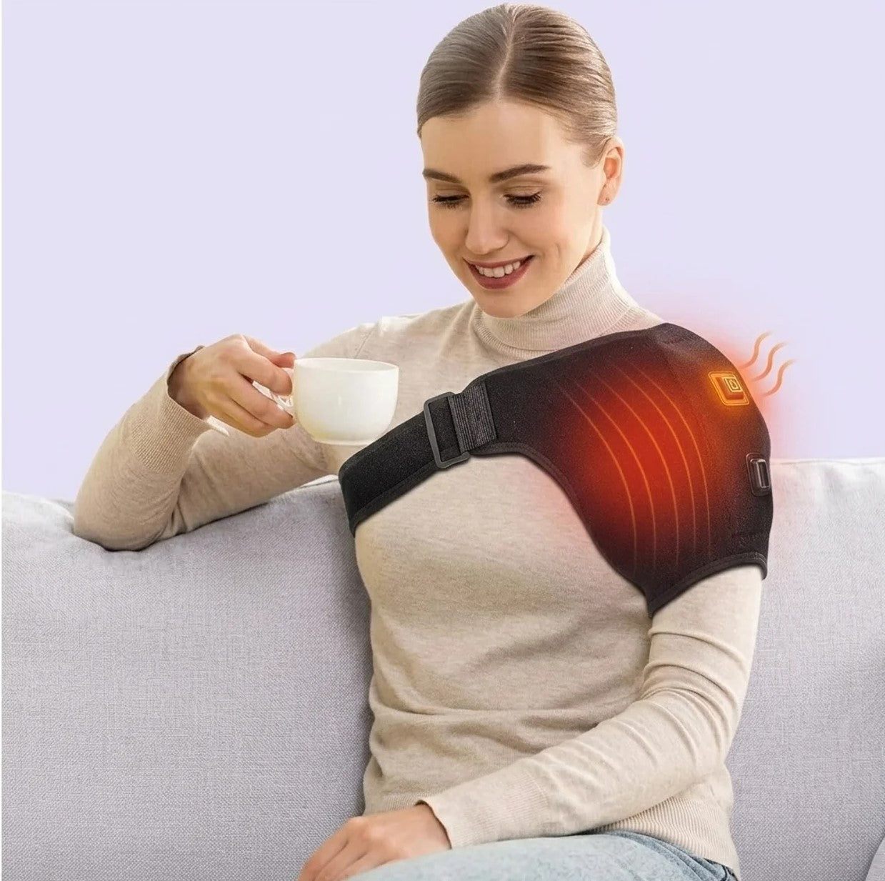 Te Alivia el Dolor de Hombro con Calor Terapéutico - Hombrera Térmica 3 Niveles