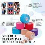 Te Da Soporte Muscular Sin Limitar el Movimiento - Cinta Kinesiológica X3