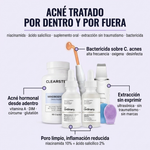 Kit Antiacné: Niacinamida + Ácido Salicílico + ClearStem + Espátula Ultrasónica + Alta Frecuencia
