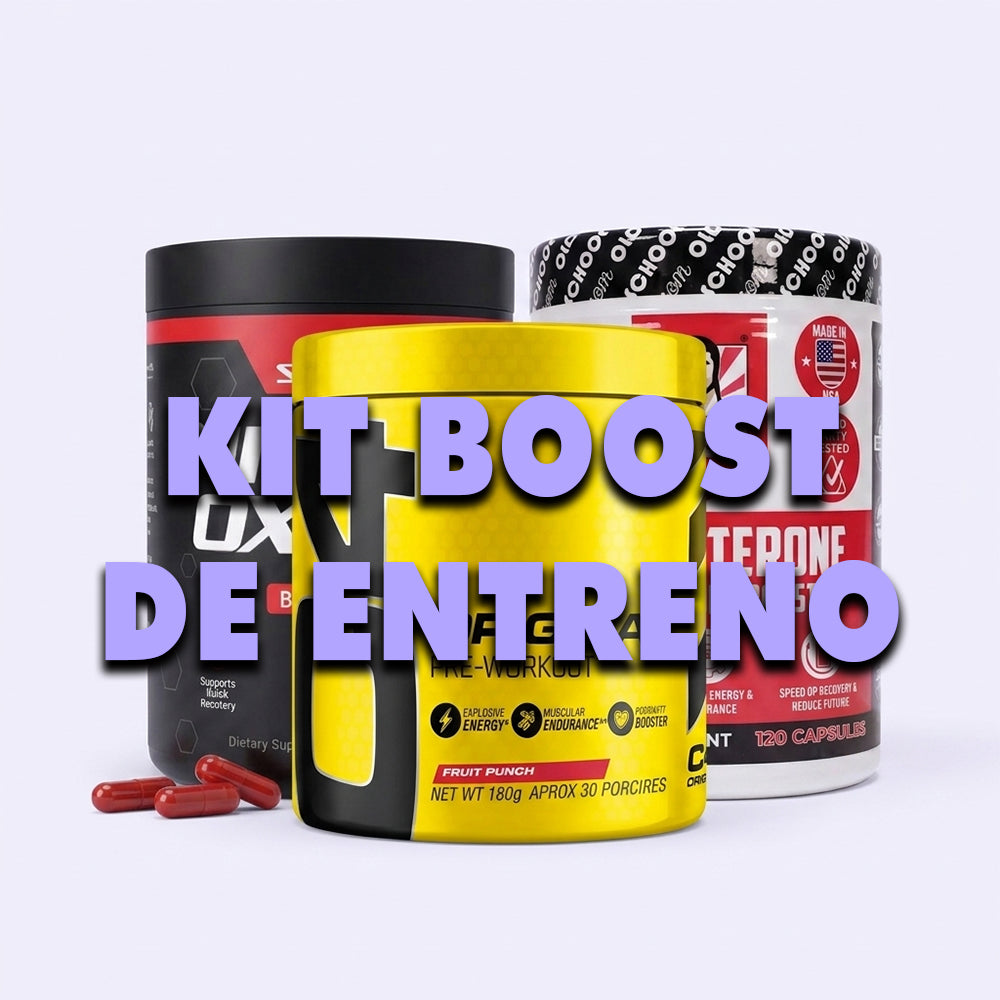Kit Boost de Entreno: Nitric Oxide Booster SNAP + C4 Original Pre-Entreno + Turkesterone Old School