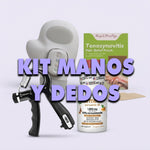 Kit Manos y Dedos: Masajeador Smart Hand + Parche Tenosinovitis + Ejercitador + Turmeric Curcumin