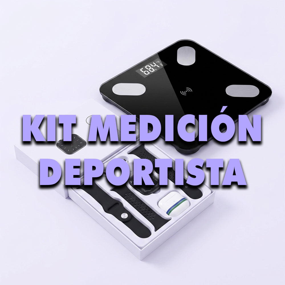 Kit Medición Deportista: Watch T55 Pro Max + Báscula Inteligente Bluetooth