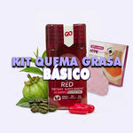 Kit Quema Grasa Básico: Termogénico GoFit Red + Parches Abdominales